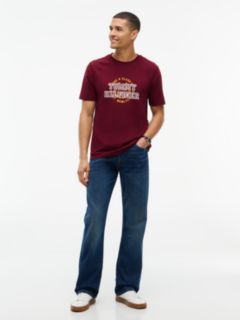 Circle Varsity Logo T-Shirt — Burgundy 2