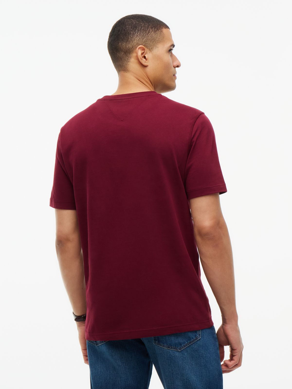 Circle Varsity Logo T-Shirt — Burgundy