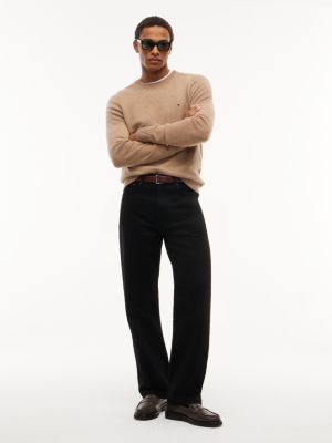 Мужские джинсы Tommy Hilfiger Relaxed Straight Jean, цвет: Чёрный — фото 2
