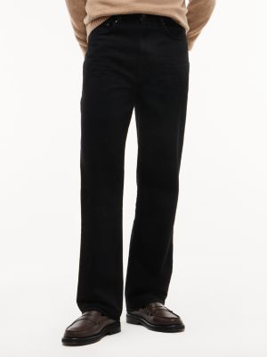 Relaxed Straight Jean, Black