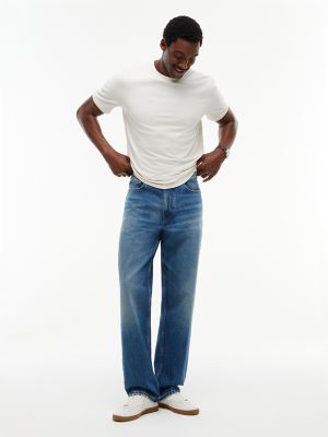 Мужские джинсы Tommy Hilfiger Relaxed Straight Jean, цвет: Синий — фото 2