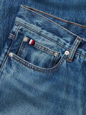 Мужские джинсы Tommy Hilfiger Relaxed Straight Jean, цвет: Синий — фото 8