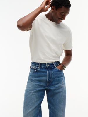 Мужские джинсы Tommy Hilfiger Relaxed Straight Jean, цвет: Синий — фото 5