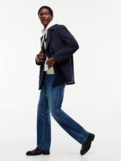 Distressed Relaxed Straight Jean — Bill Indigo 3