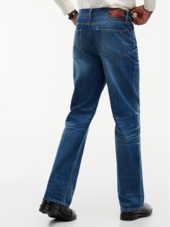 Distressed Relaxed Straight Jean — Bill Indigo 4