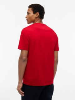 Embroidered H-Logo T-Shirt — Medium Red 4