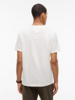 Embroidered H-Logo T-Shirt — Ivory Petal 4