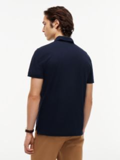New York Label Regular Fit Performance Polo — Navy Blue 5