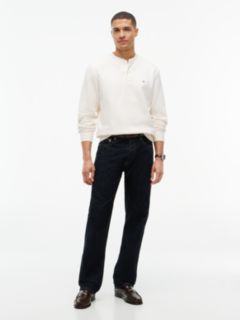 Fleece Henley Sweatshirt — Ivory Petal 2