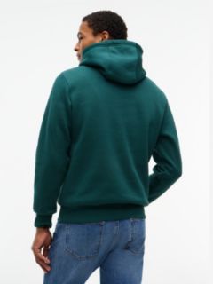 Classic Hilfiger Logo Flex Fleece Hoodie — Ornamental Green 4