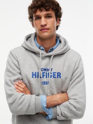 Мужские худи Tommy Hilfiger Classic Hilfiger Logo Flex Fleece — фото 3