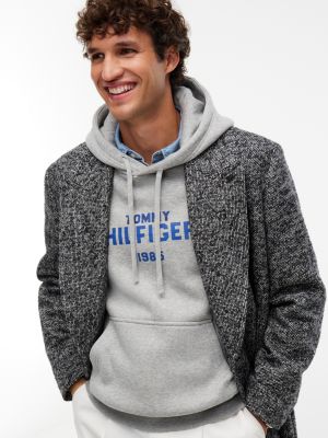 Мужские худи Tommy Hilfiger Classic Hilfiger Logo Flex Fleece — фото 4
