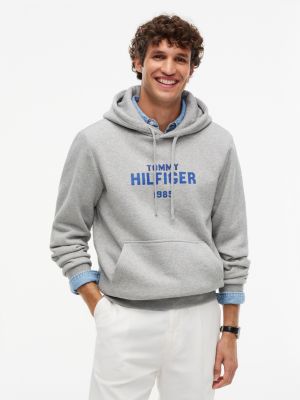 Мужские худи Tommy Hilfiger Classic Hilfiger Logo Flex Fleece