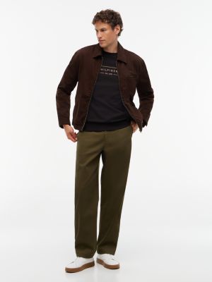 Мужская толстовка Tommy Hilfiger Embroidered Intechno Knit, цвет: Чёрный — фото 2