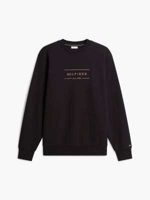 Мужская толстовка Tommy Hilfiger Embroidered Intechno Knit, цвет: Чёрный — фото 5