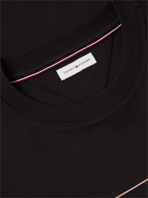 Мужская толстовка Tommy Hilfiger Embroidered Intechno Knit, цвет: Чёрный — фото 6