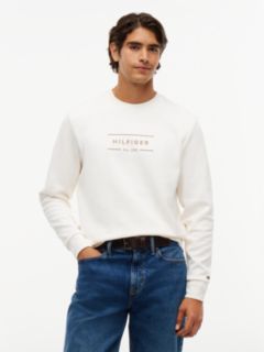 Embroidered Intechno Knit Sweatshirt — Ivory Petal 3