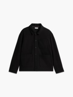 Mixed-Media Chore Jacket — Black 5