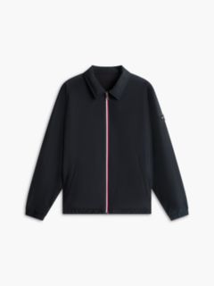 Mixed-Media Reversible Zip Jacket — Black 6