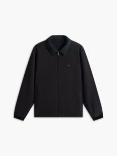 Mixed-Media Reversible Zip Jacket — Black 7