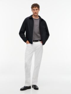 Mixed-Media Reversible Zip Jacket — Black 2