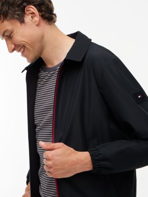 Мужская куртка Tommy Hilfiger Mixed-Media Reversible Zip, цвет: Чёрный — фото 3