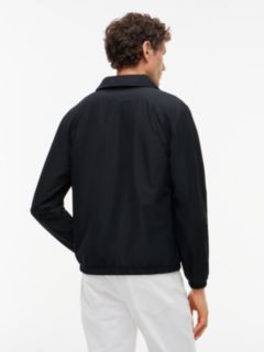 Mixed-Media Reversible Zip Jacket — Black 4
