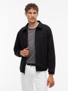 Mixed-Media Reversible Zip Jacket — Black 5