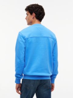 Embroidered Tonal Logo Sweatshirt — Blue Spell 4