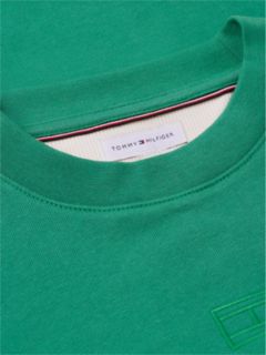 Embroidered Tonal Logo Sweatshirt — Alaskan Green 6