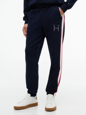 H-Logo Patch Sweatpant, Navy Blue