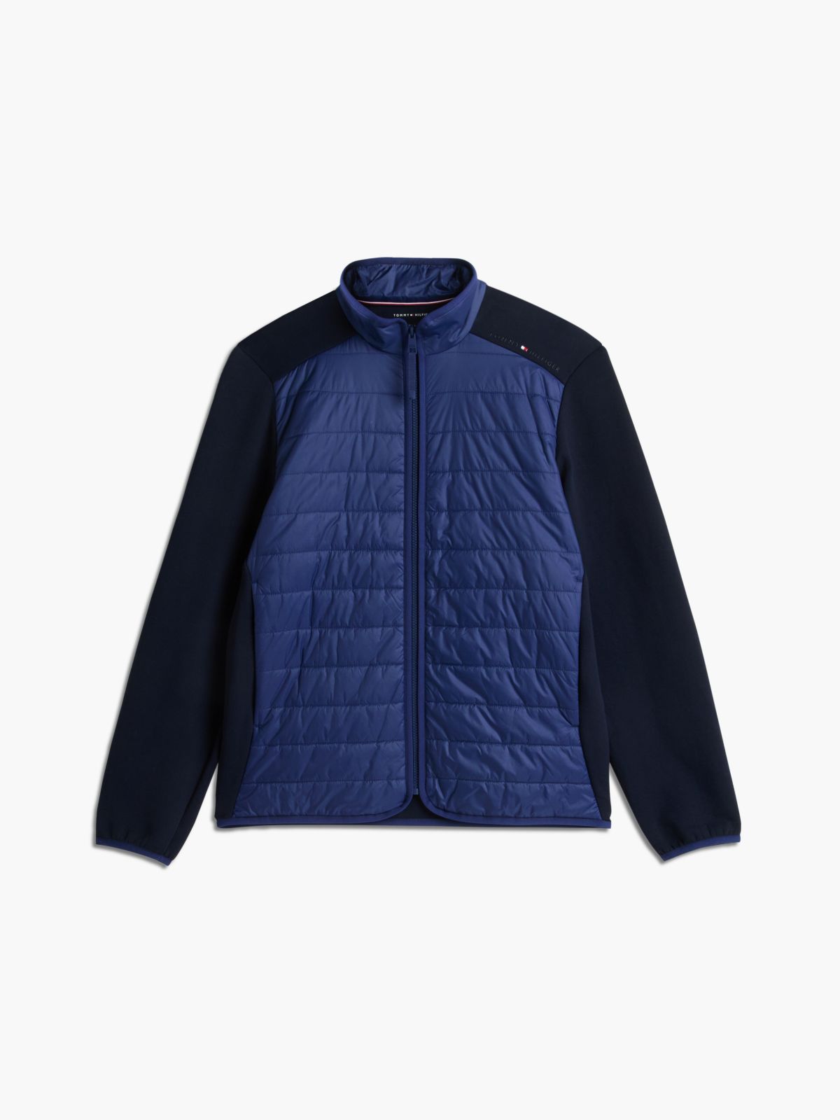 Mixed-Media TH Performance Zip Jacket — Carbon Navy