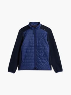 Mixed-Media TH Performance Zip Jacket — Carbon Navy 5