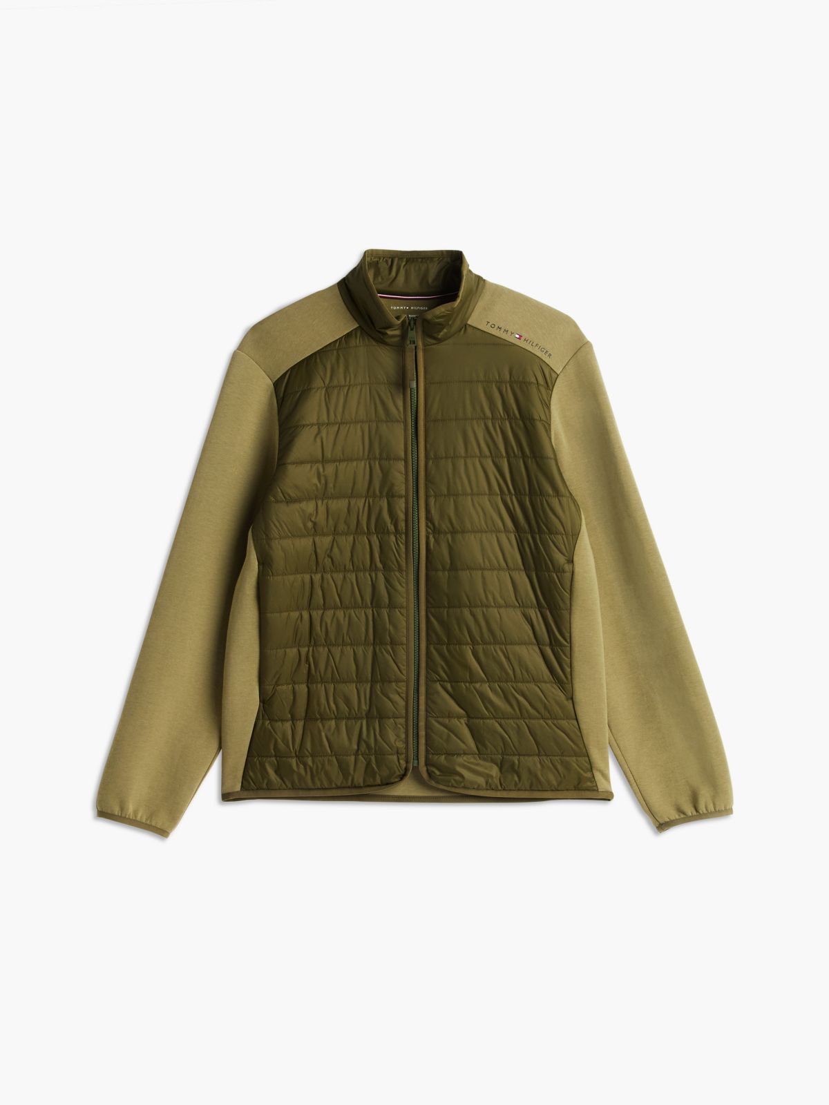 Mixed-Media TH Performance Zip Jacket — Huntsman Green