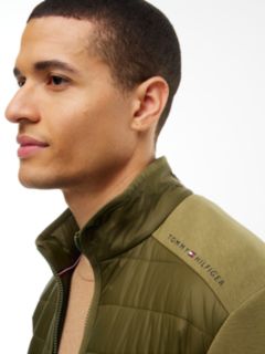 Mixed-Media TH Performance Zip Jacket — Huntsman Green 3