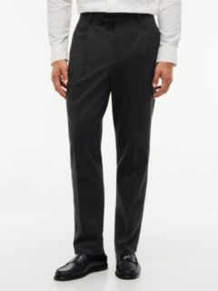 New York Label Houndstooth Tapered Pant — Dark Grey Heather 1