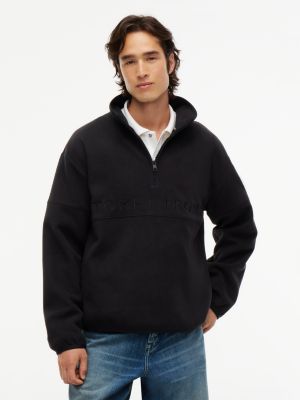 Tommy Hilfiger x FRGMT Quarter-Zip Sweatshirt, Black