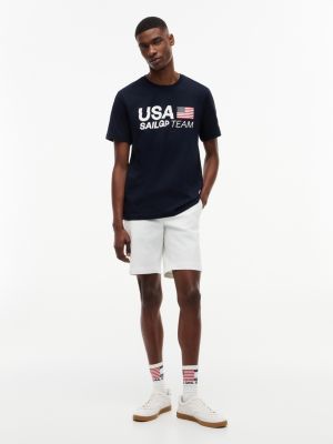 Мужские футболки Tommy Hilfiger Tommy x US SailGP Team Logo T-Shirt — фото 2