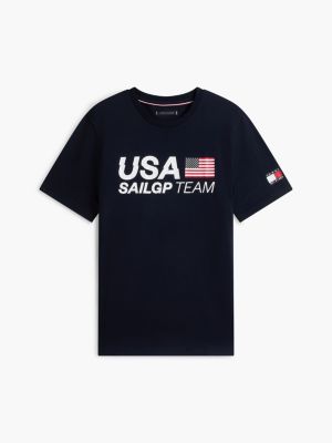 Мужские футболки Tommy Hilfiger Tommy x US SailGP Team Logo T-Shirt — фото 5