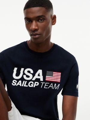 Мужские футболки Tommy Hilfiger Tommy x US SailGP Team Logo T-Shirt — фото 3