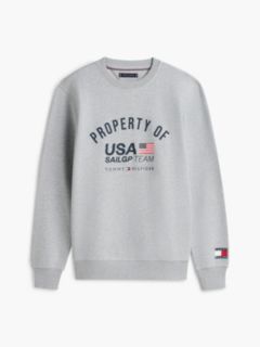 Tommy x US SailGP Team Property Sweatshirt — Light Grey Heather 5