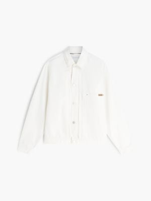 Мужские куртки Tommy Hilfiger Garment-Dyed Pleated Denim Jacket — фото 5