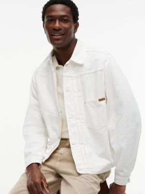 Мужские куртки Tommy Hilfiger Garment-Dyed Pleated Denim Jacket — фото 3