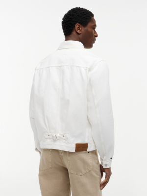 Мужские куртки Tommy Hilfiger Garment-Dyed Pleated Denim Jacket — фото 4