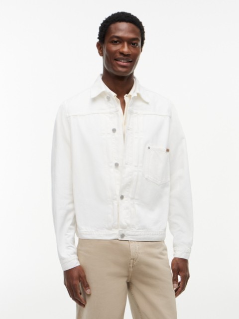 Мужские куртки Tommy Hilfiger Garment-Dyed Pleated Denim Jacket