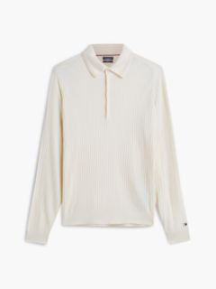 New York Label Performance Sweater Polo — Ivory Petal 5