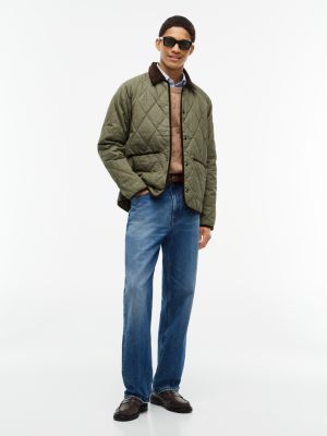 Мужская куртка Tommy Hilfiger Quilted Waxed Liner Jacket, цвет: Зелёный — фото 2