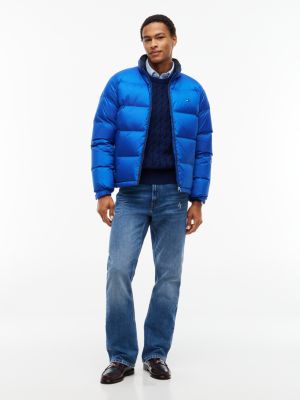 Мужская куртка Tommy Hilfiger Water-Repellent Ripstop Down, цвет: Синий — фото 2