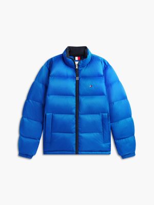 Мужская куртка Tommy Hilfiger Water-Repellent Ripstop Down, цвет: Синий — фото 6