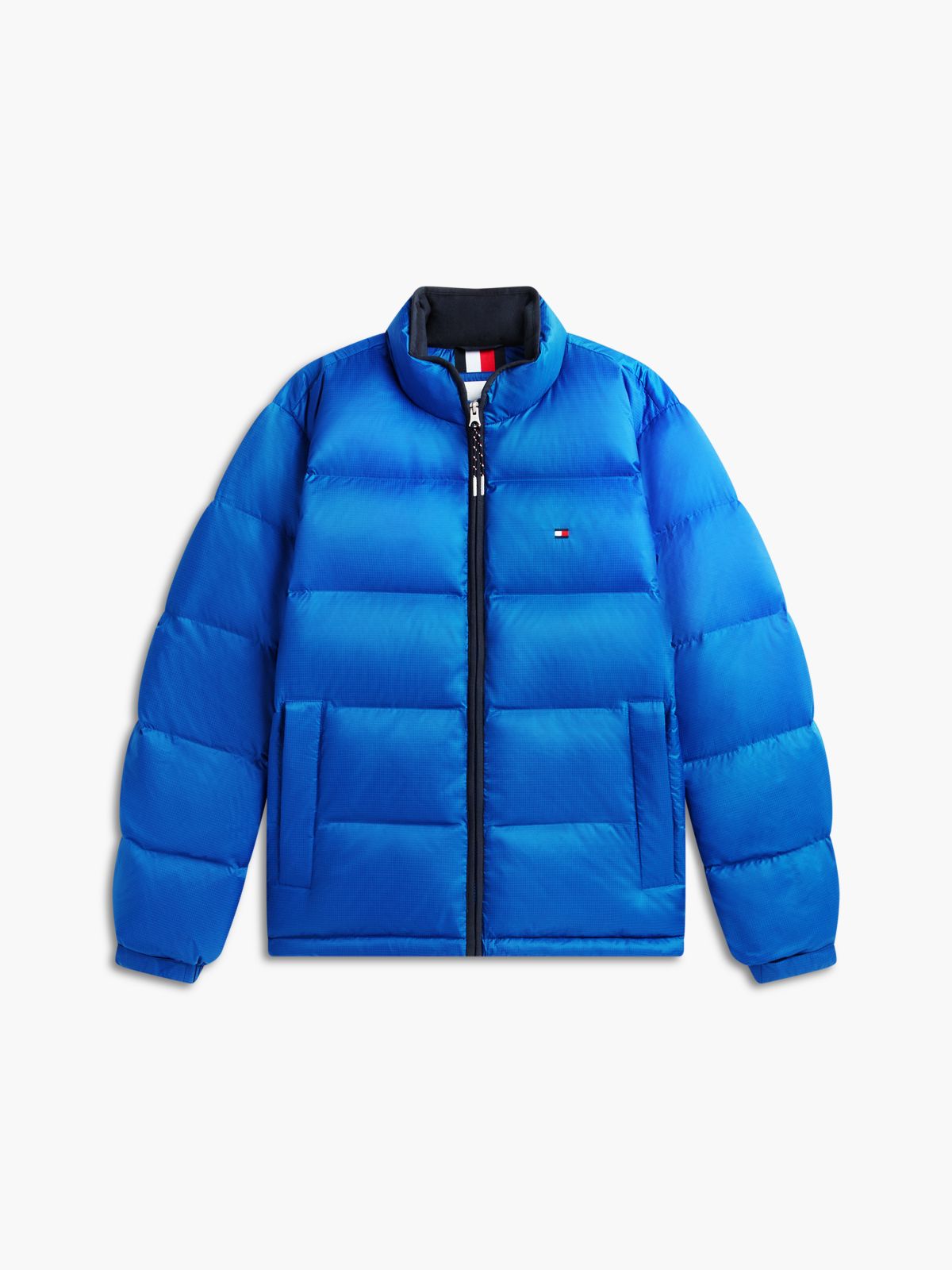 Water-Repellent Ripstop Down Jacket — Ancient Blue